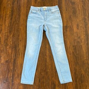 Universal Thread Light Blue High Waist Skinny Stretch Jeans Sz 4